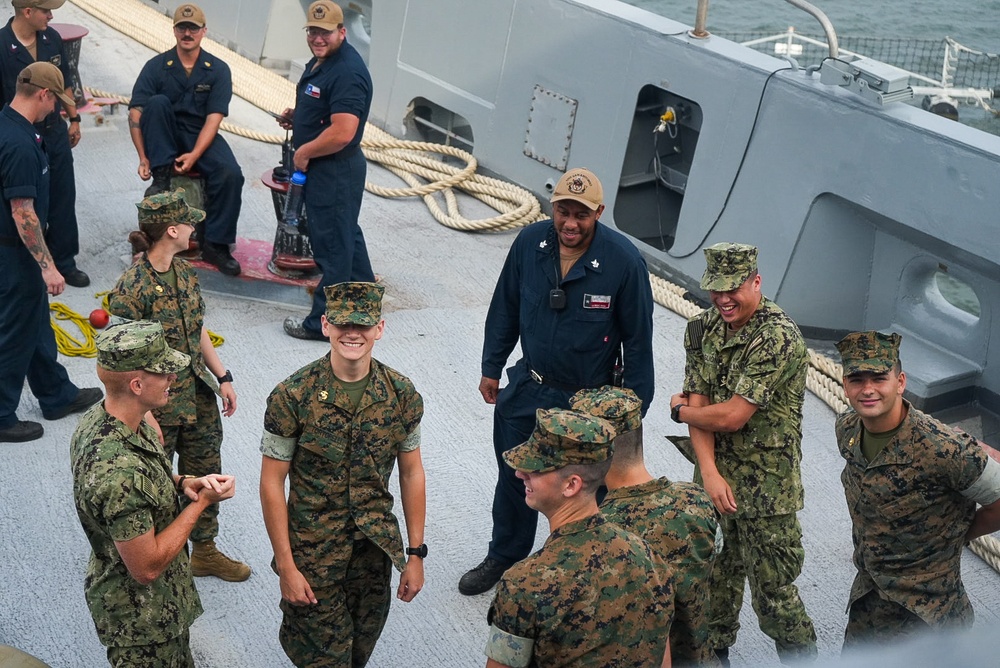 Midshipman Come Aboard USS San Antonio