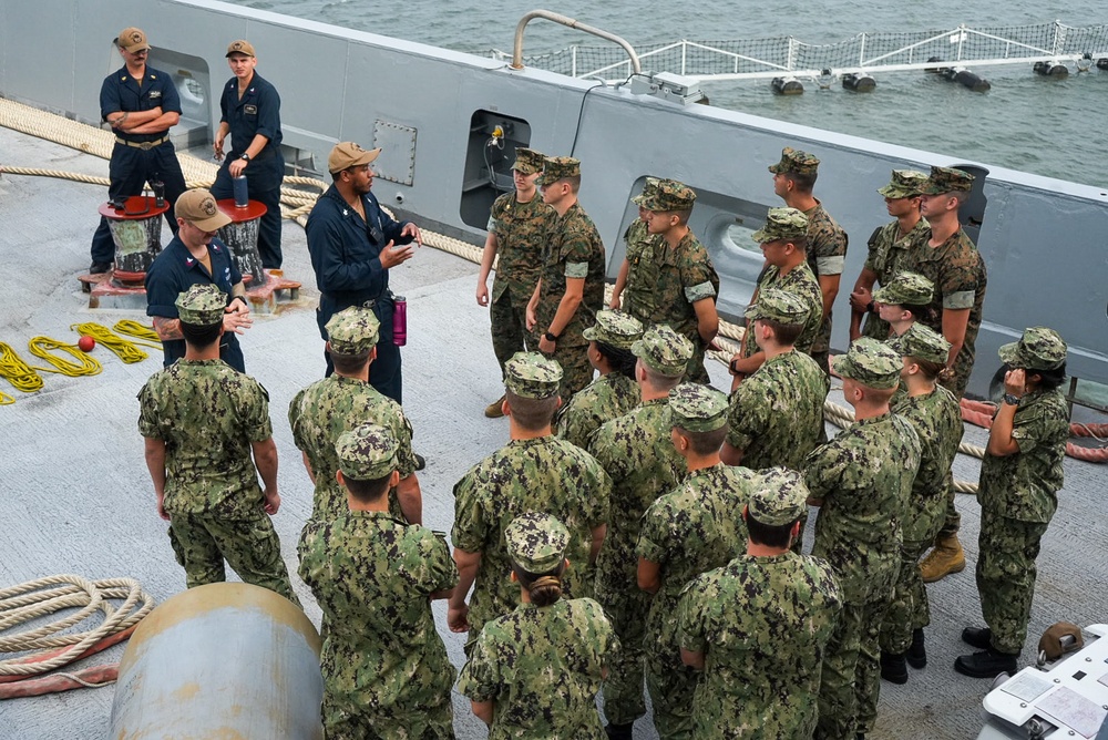 Midshipman Come Aboard USS San Antonio