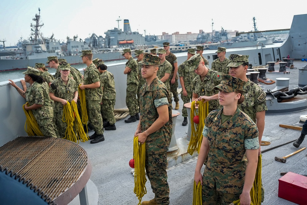 Midshipman Come Aboard USS San Antonio