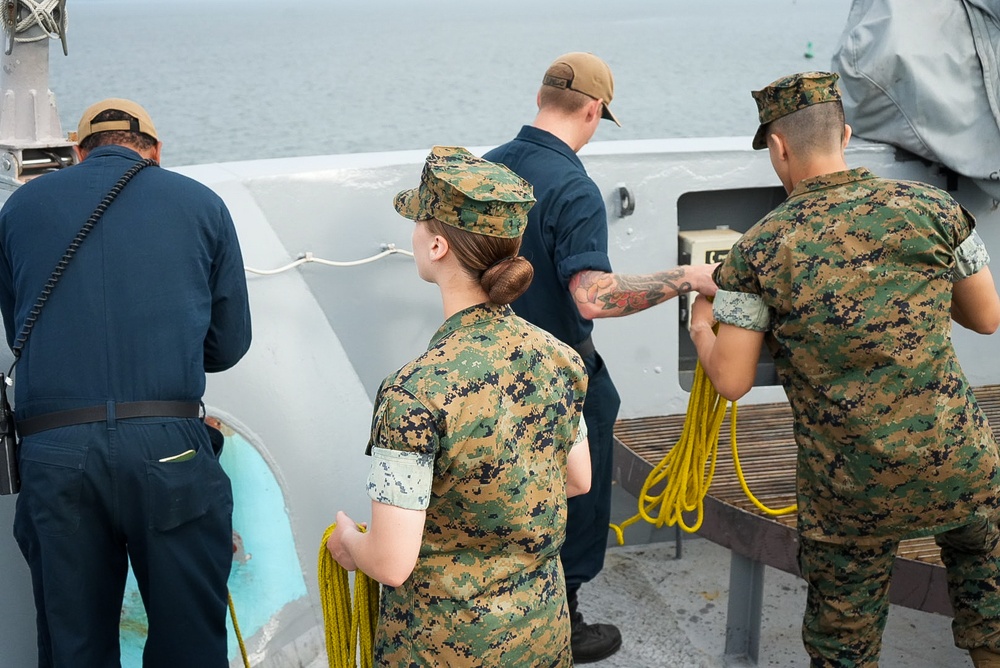 Midshipman Come Aboard USS San Antonio