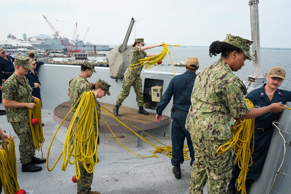 Midshipman Come Aboard USS San Antonio