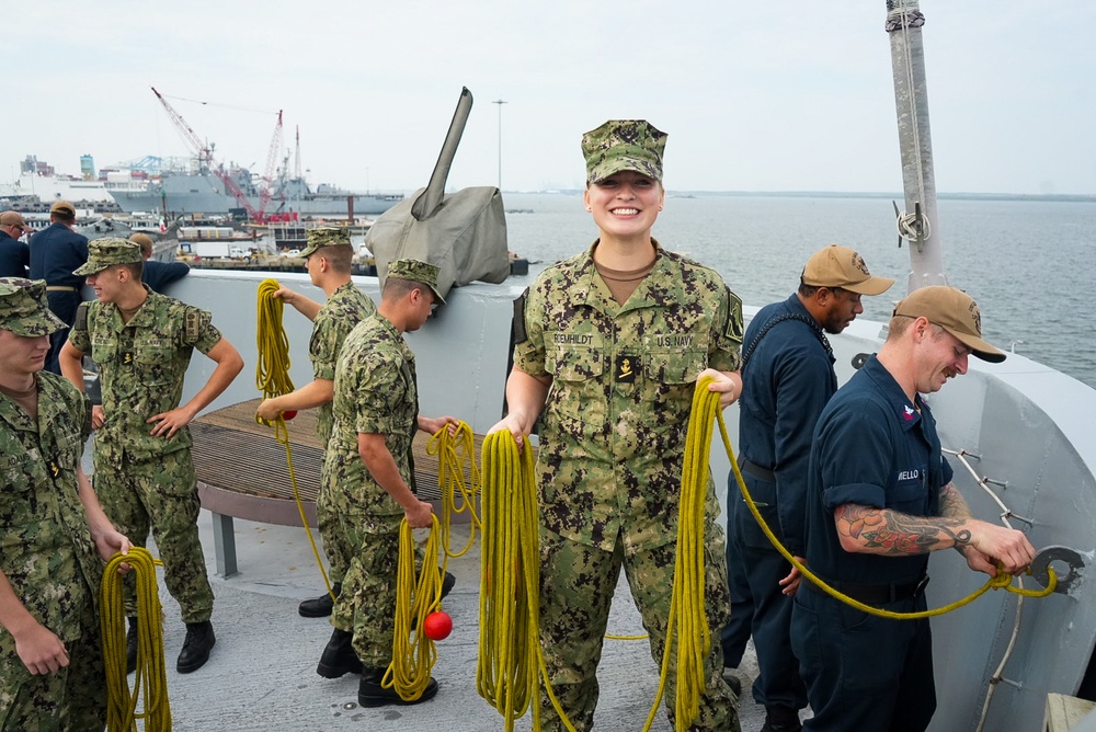 Midshipman Come Aboard USS San Antonio