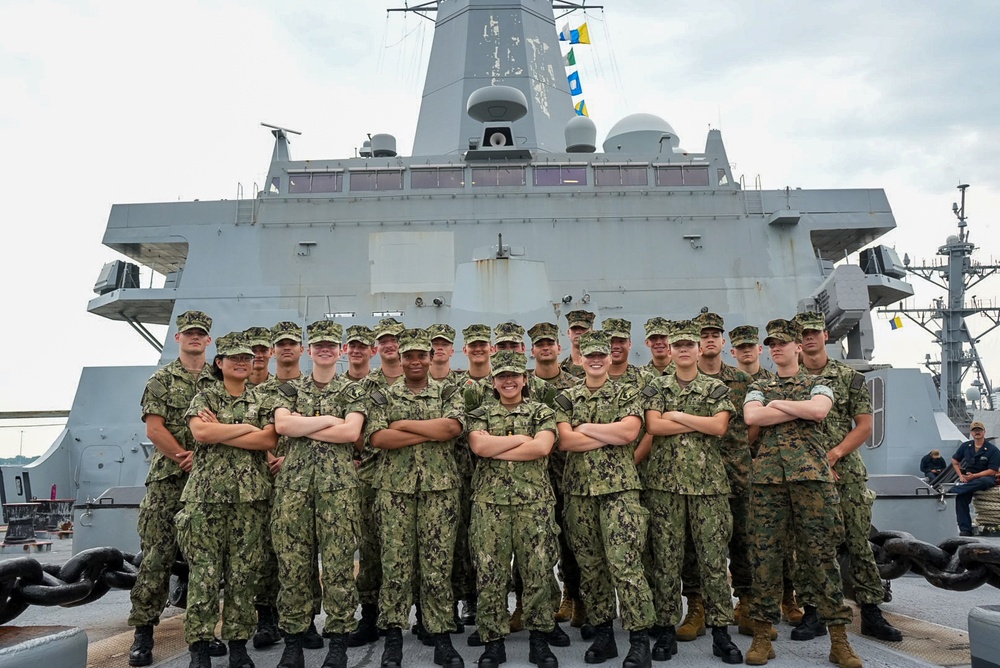 Midshipman Come Aboard USS San Antonio