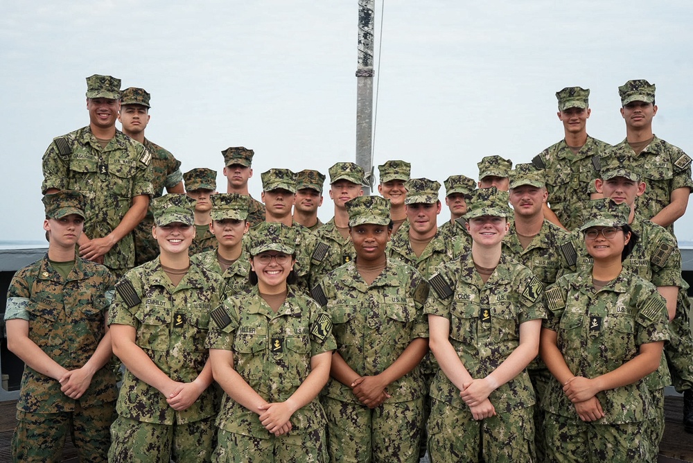 Midshipman Come Aboard USS San Antonio