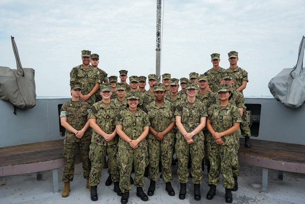 Midshipman Come Aboard USS San Antonio