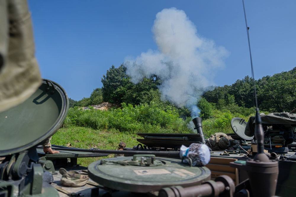 4-70AR conduct Mortar Gunnery during Pacific Fortitude