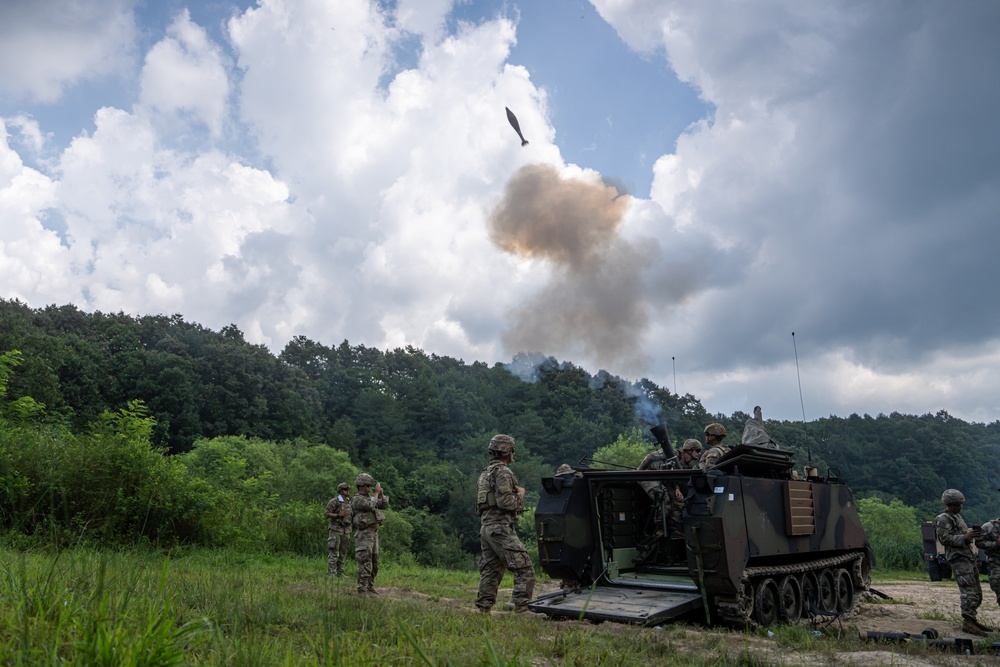 4-70AR conduct Mortar Gunnery during Pacific Fortitude