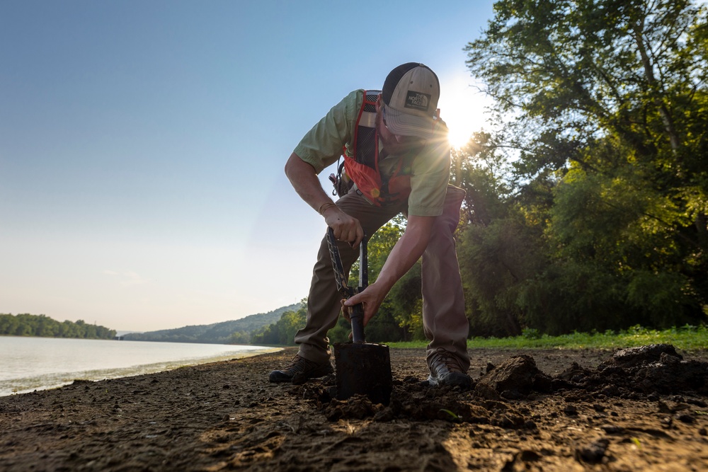 Geologists and historians trek muddy shores to protect Monongahela River’s cultural heritage