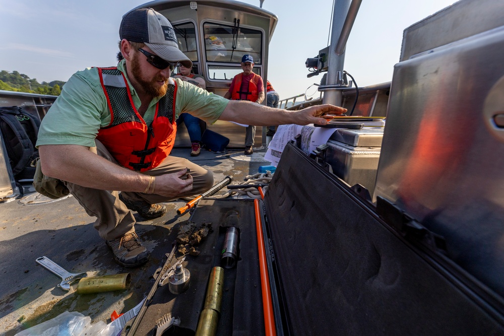 Geologists and historians trek muddy shores to protect Monongahela River’s cultural heritage