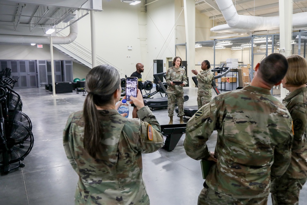 Defense Health Network officials tour Provider Holistic Health and Fitness system