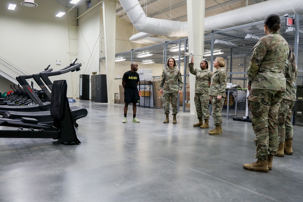 Defense Health Network officials tour Provider Holistic Health and Fitness system