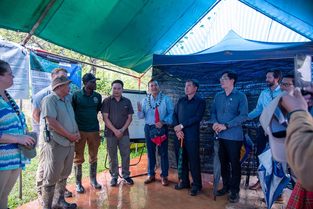 U.S. Embassy to Lao DPR Ambassador visits DPAA in Lao DPR