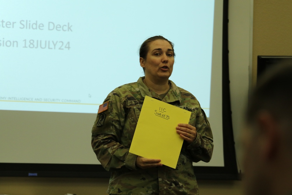 Maj. Sharp Passing Out Course Surveys