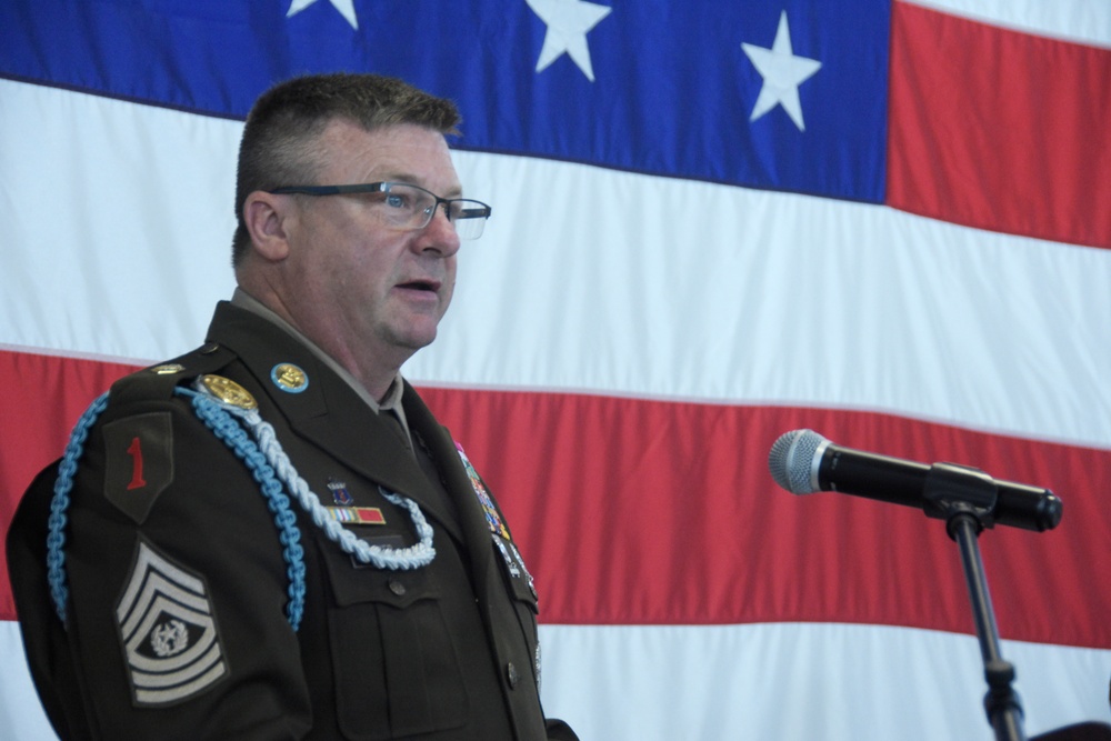 Wisconsin Army Guard installs 10th state command sergeant major