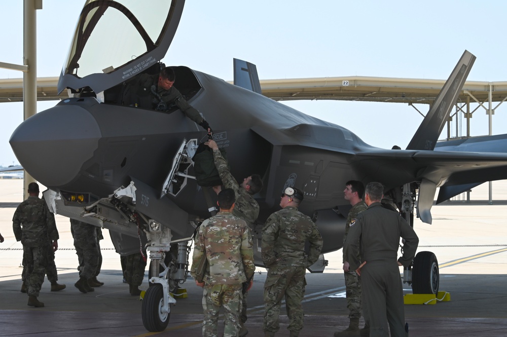 301st Fighter Wing Receives First F-35