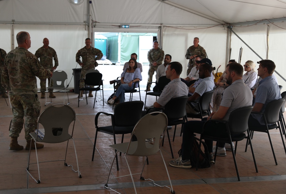 Staffdel Visits Grafenwoehr Training Area