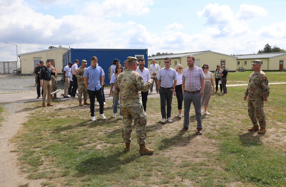 Staffdel Visits Grafenwoehr Training Area