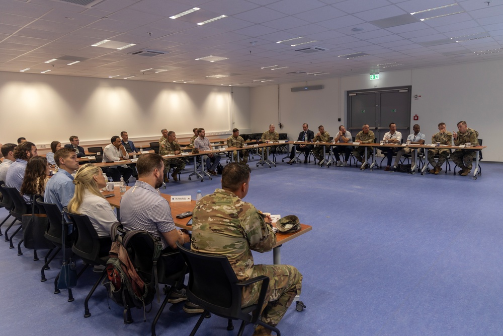 Staffdel Visits Grafenwoehr Training Area