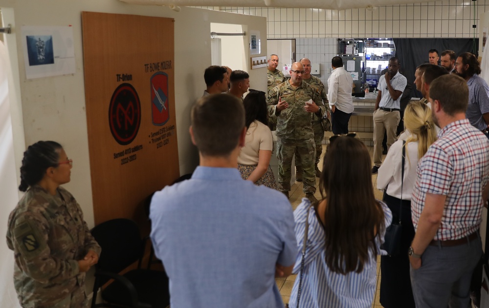 Staffdel Visits Grafenwoehr Training Area