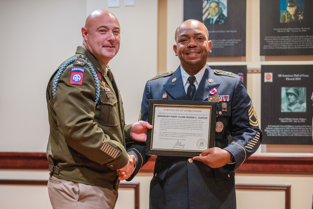 RETIREMENT CEREMONY