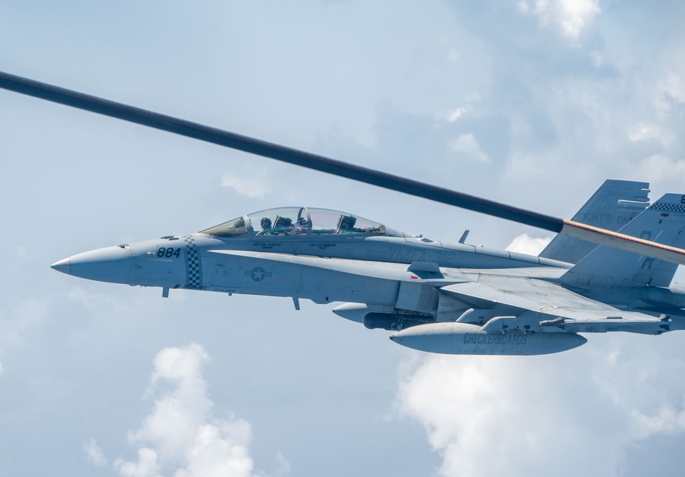 39th Rescue Squadron conducts Fixed Wing Air-to-Air Refueling training mission