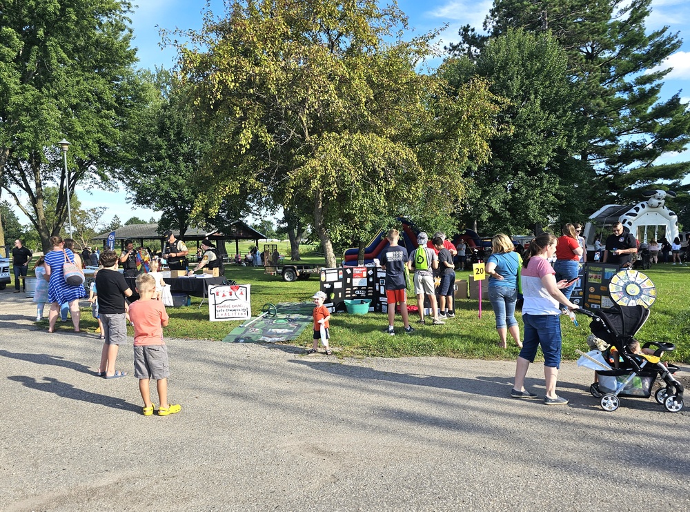 Fort McCoy supports Sparta, Monroe County National Night Out 2024 events