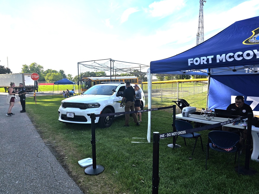 Fort McCoy supports Sparta, Monroe County National Night Out 2024 events