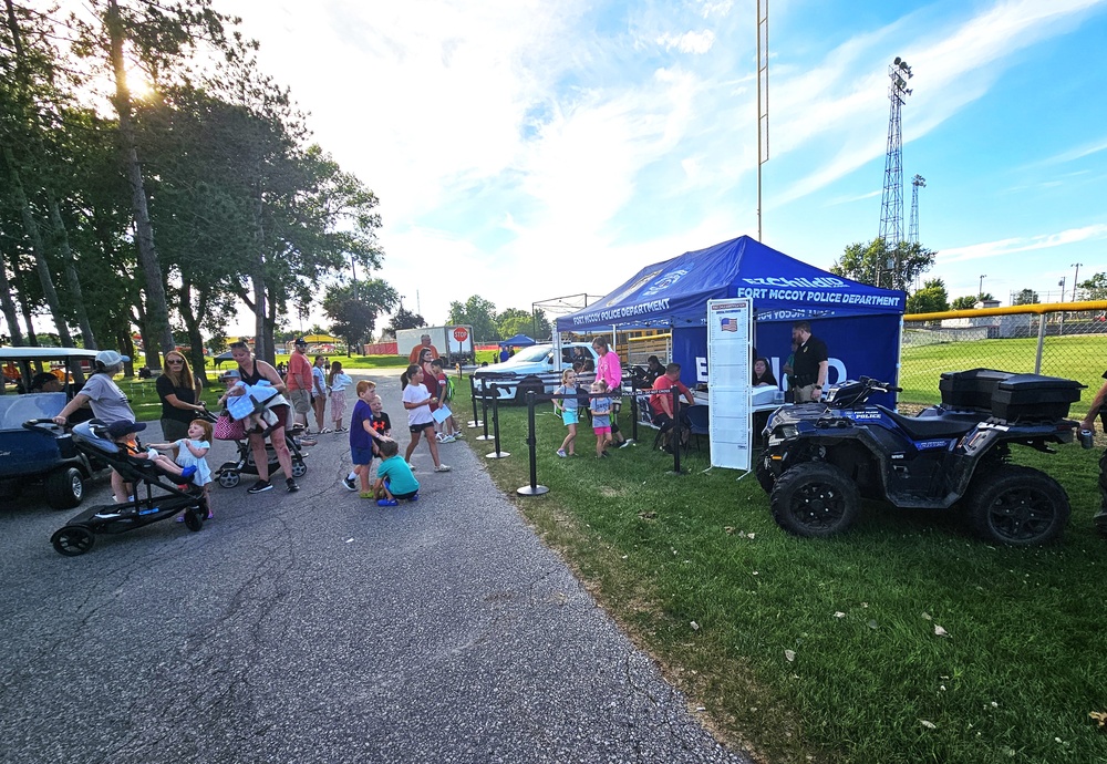 Fort McCoy supports Sparta, Monroe County National Night Out 2024 events