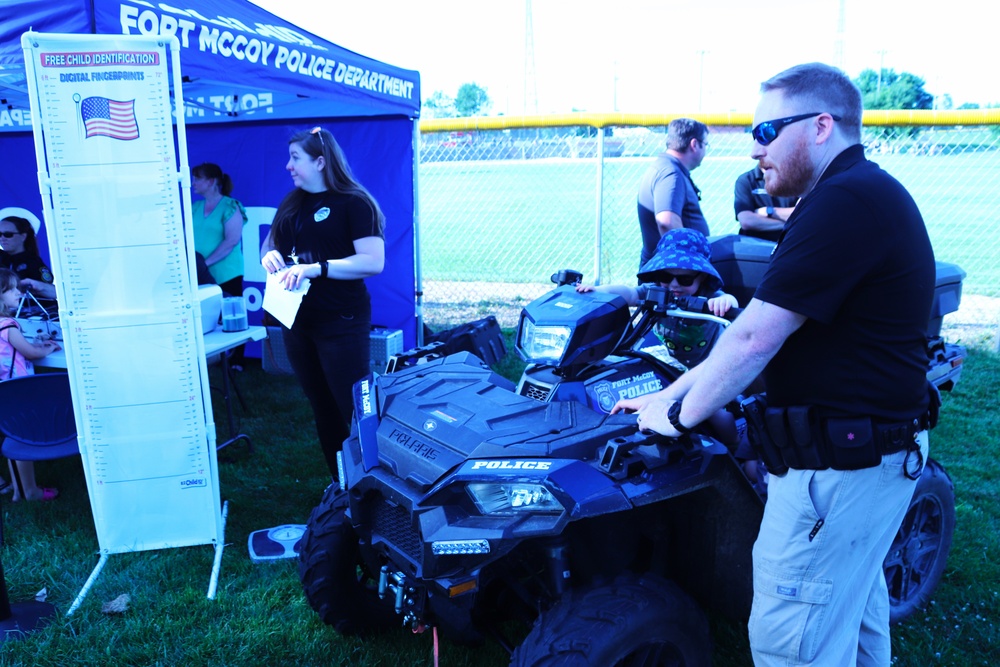 Fort McCoy supports Sparta, Monroe County National Night Out 2024 events