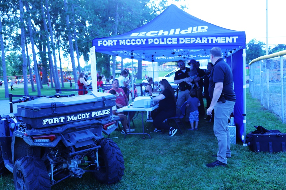 Fort McCoy supports Sparta, Monroe County National Night Out 2024 events