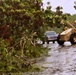 Reserve Soldiers from 1st MSC Clear Roads in Ceiba, PR.