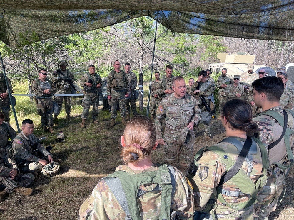 Top Army intelligence officer visits largest annual U.S. Army Reserve training exercise