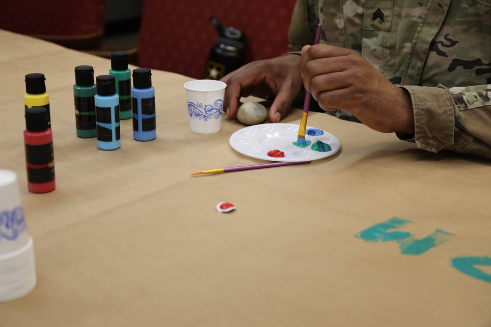 WRAIR holds rock painting event to observe SAAPM