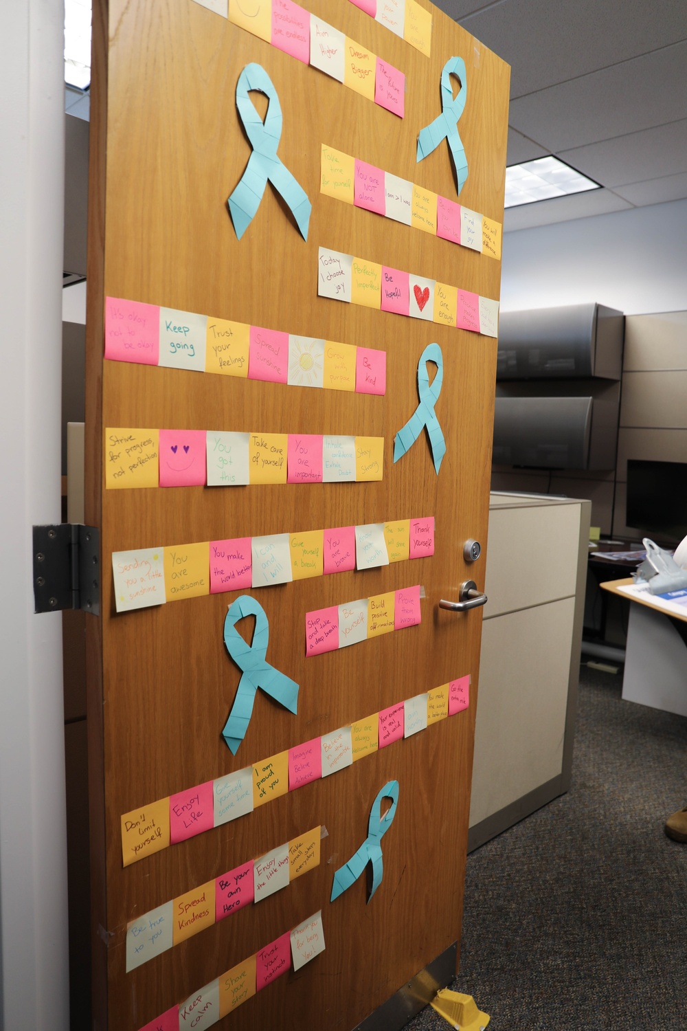 WRAIR holds door decorating contest to observe SAAPM