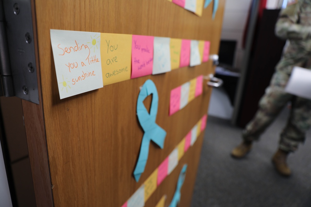 WRAIR holds door decorating contest to observe SAAPM