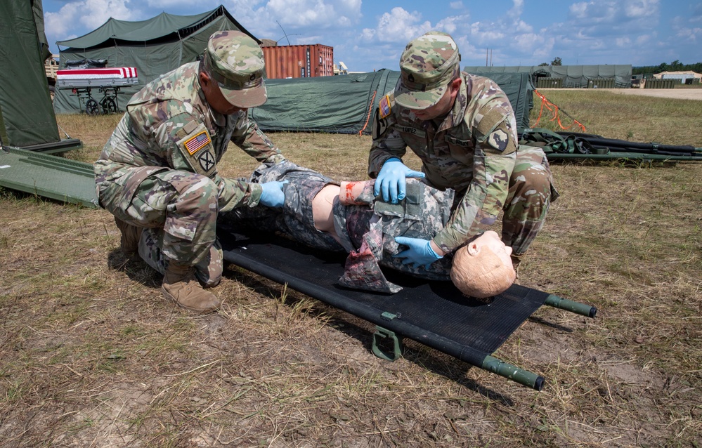 Mortuary Affairs conducts training exercises during CSTX 24-02