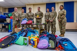 US Army South Soldiers welcome Booker T. Washington Elementary students back to school