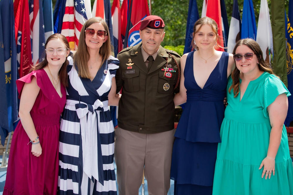 JASON WILLIAMS PROMOTION CEREMONY