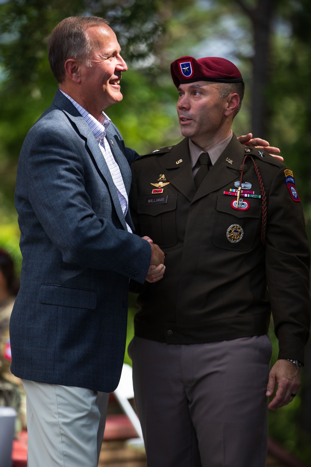 JASON WILLIAMS PROMOTION CEREMONY