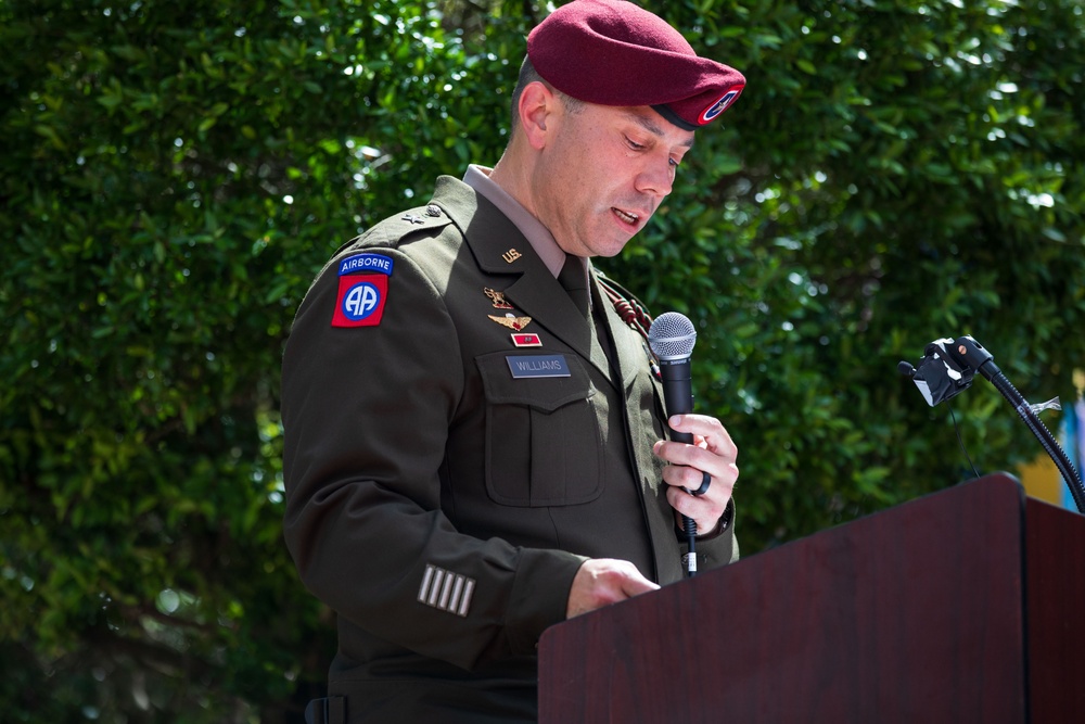 JASON WILLIAMS PROMOTION CEREMONY