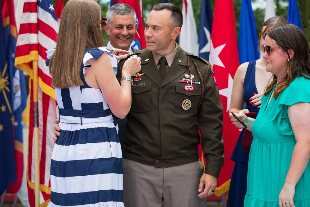 JASON WILLIAMS PROMOTION CEREMONY