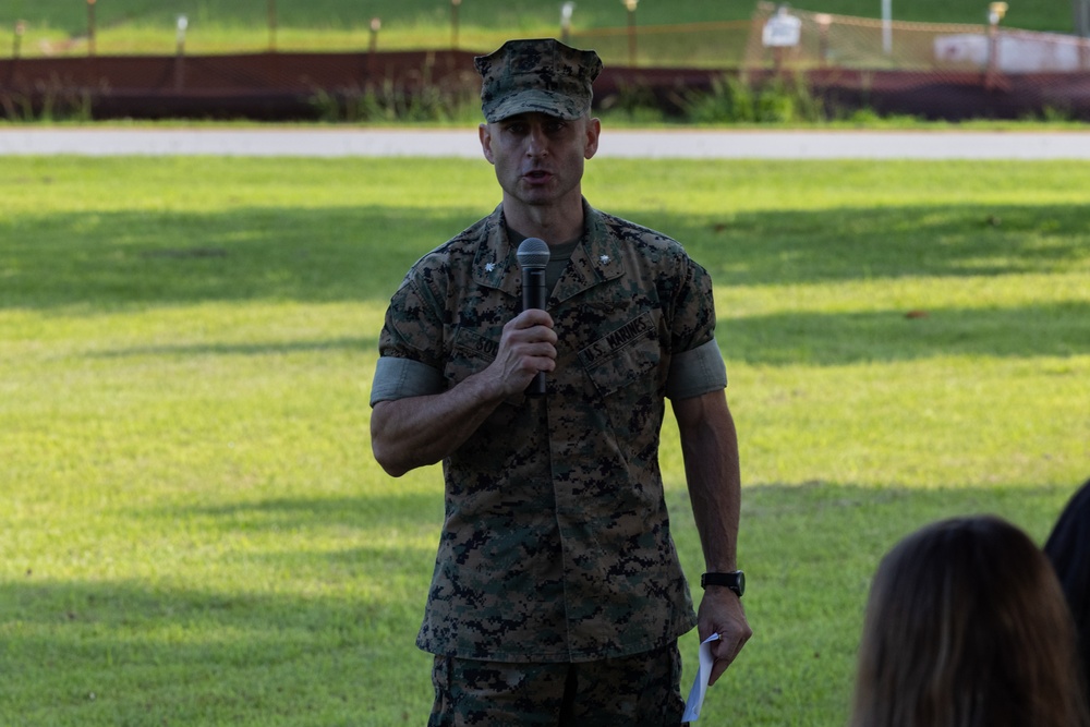 MWHS-2 relief and appointment ceremony