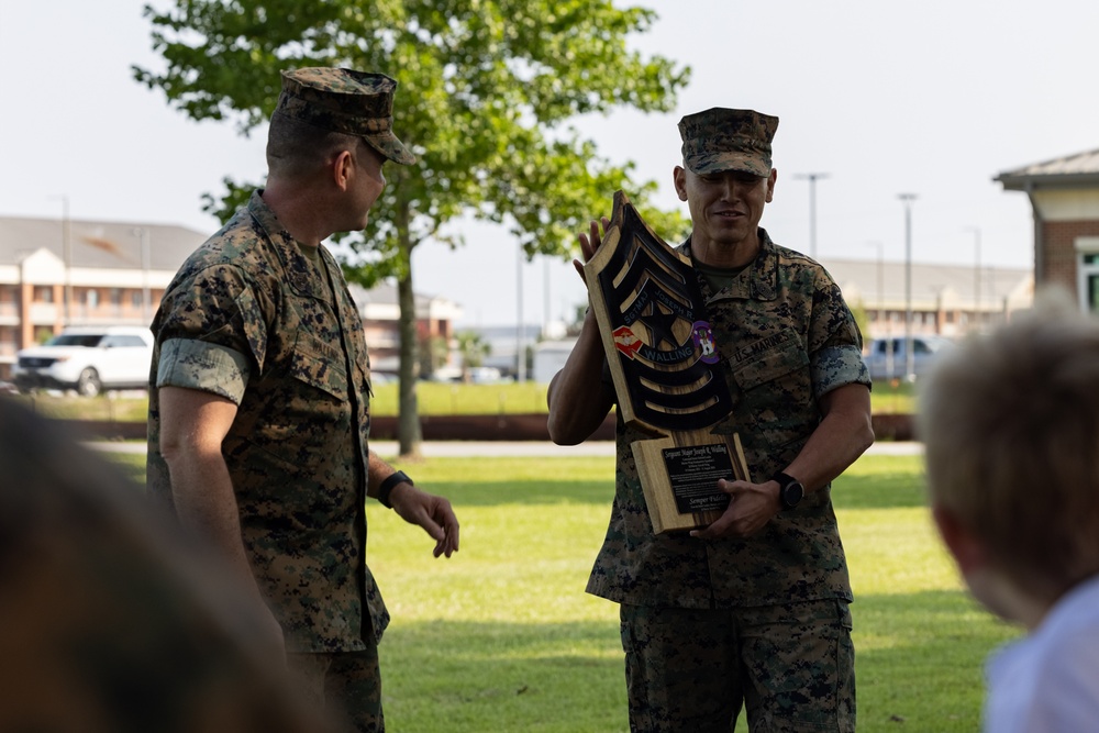 MWHS-2 relief and appointment ceremony