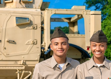 Sibling Soldiers earn coveted cords, graduate Infantry training together