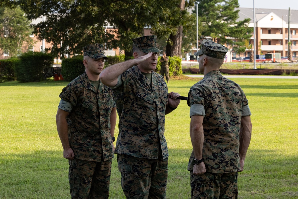 MWHS-2 relief and appointment ceremony