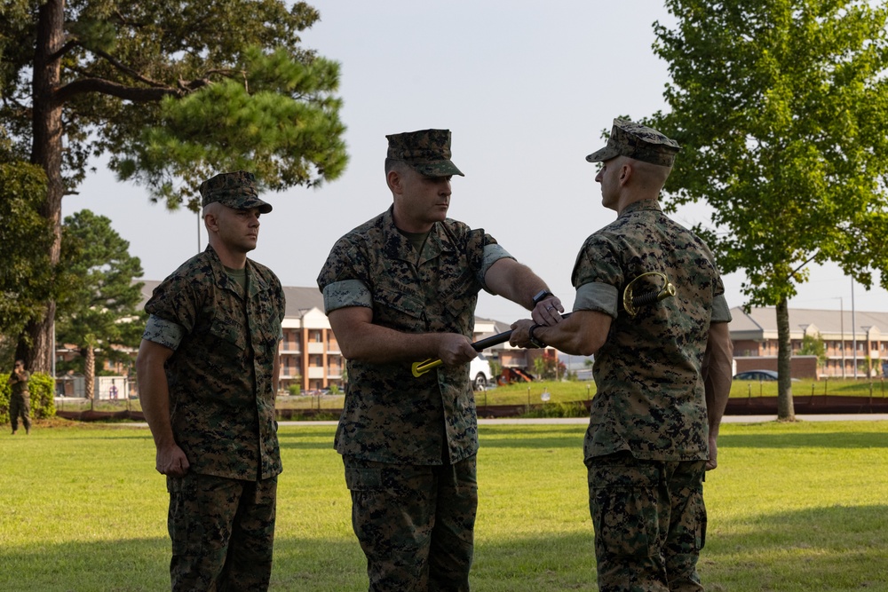 MWHS-2 relief and appointment ceremony