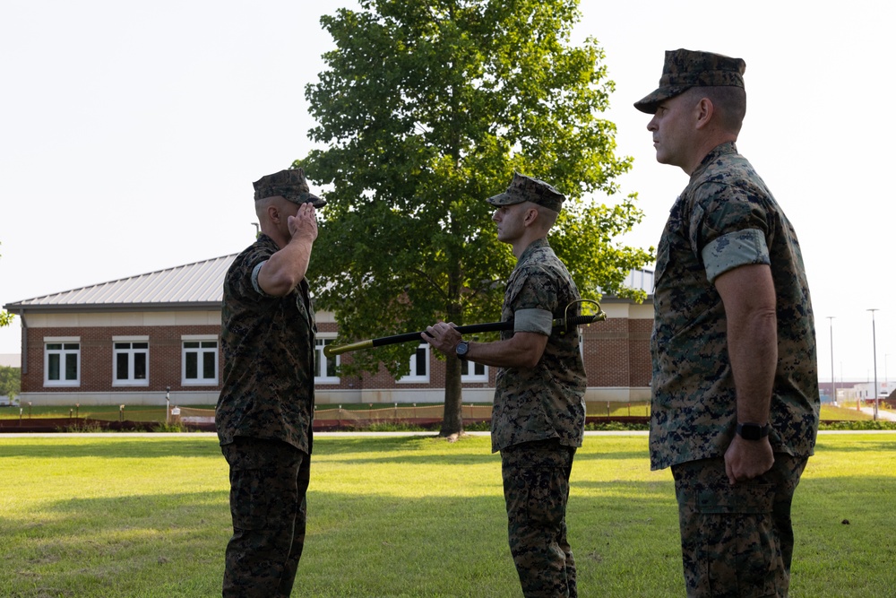 MWHS-2 relief and appointment ceremony