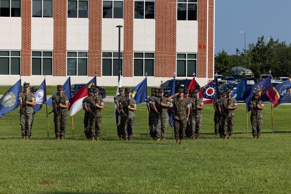 MWHS-2 relief and appointment ceremony