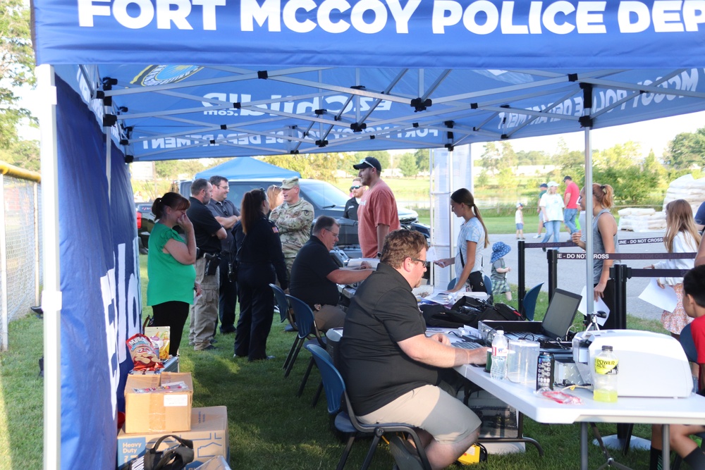 Fort McCoy supports Sparta, Monroe County National Night Out 2024 events