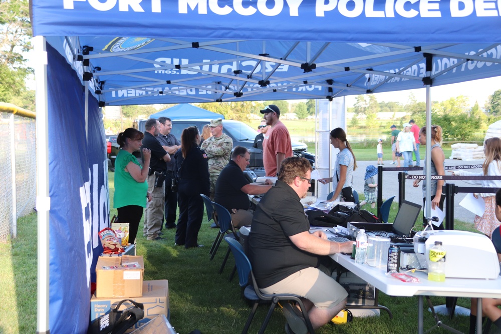 Fort McCoy supports Sparta, Monroe County National Night Out 2024 events
